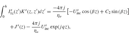 Numbered Display Equation