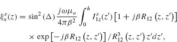 Numbered Display Equation