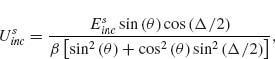 Numbered Display Equation