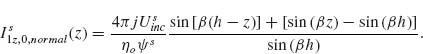 Numbered Display Equation