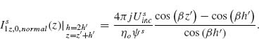 Numbered Display Equation