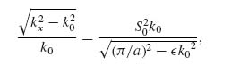 numbered Display Equation