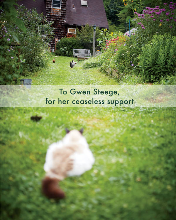 To Gwen Steege, for her ceaseless support