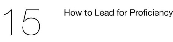 15 How to Lead for Proficiency