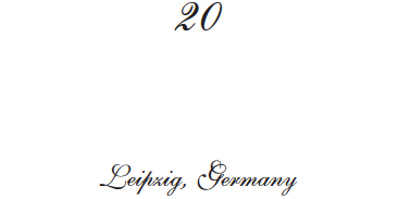 Chapter 20: Leipzig, Germany