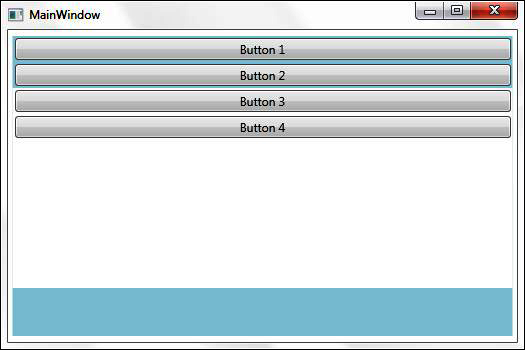 StackPanel layout and positioning controls stacking all child elements vertically.