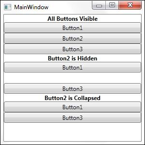 Setting the UIElement.Visibility dependency property.