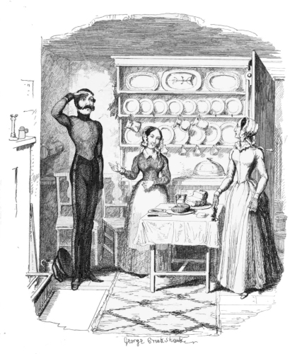 George Cruikshank “It’s my Cousin M’am!”