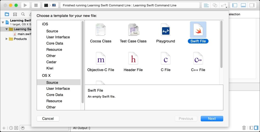 Creating and using an external file