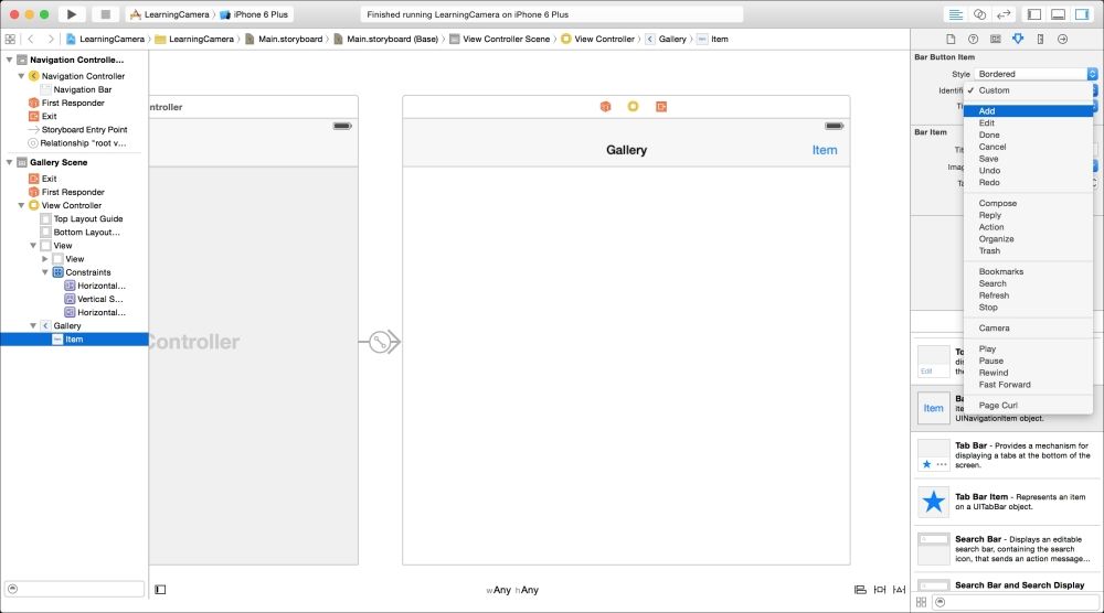 Configuring the user interface