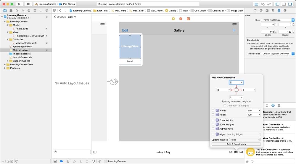 Configuring the user interface