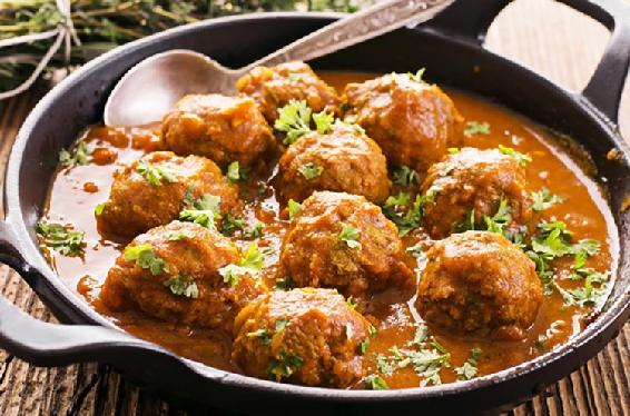 Indian Style Meatball Curry