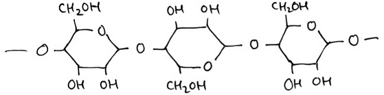 Formula chimica della carta igienica.