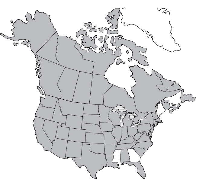 A map of reported cases of tularemia in the United States and Canada