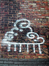 Tom Martinelli, Cloud Terrace Graffiti, New York City, 2006.