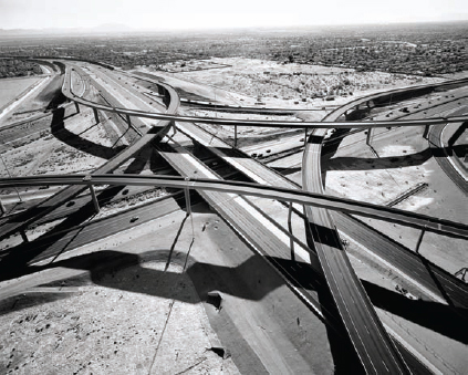 Michael Light, Interchange of Highways 60 and 202 Looking West, Mesa, AZ, 2007...