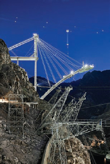 Jamey Stillings, The Bridge at Hoover Dam, Arizona Arch Segment, April 28, 2009.