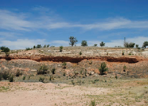 Blackwater Draw, dig site, exterior (Photo: Jim Dodson).