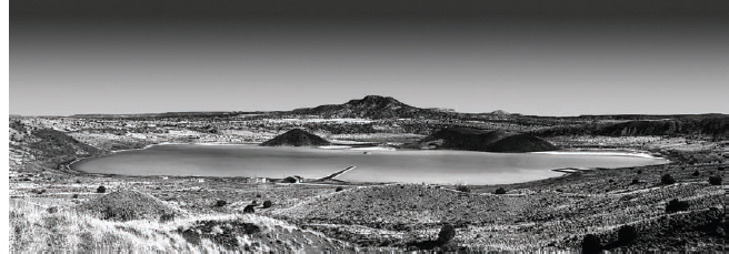 David Ondrik, Zuni Salt Lake, 2006, archival pigment ink print.