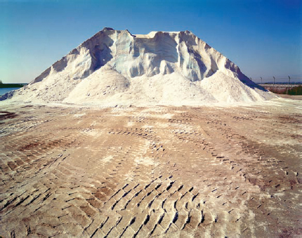 John Pfahl, Highway Department Salt Pile, Buffalo Harbor, NY, October 1997.