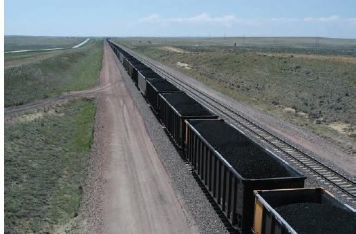 Center for Land Use Interpretation Photo Archive, Wyoming Coal Train, 2004 (from Coal: Dig It Up, Move It, Burn It).