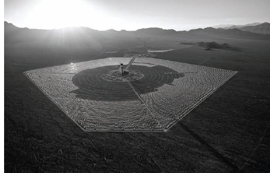 Jamey Stillings, Aerial View of Ivanpah Solar Electric Generating System, June 2012.