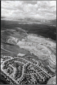 Robert Del Tredici, Suburban Development with Rocky Flats Plutonium Processing Plant in the Distance, March 1994.