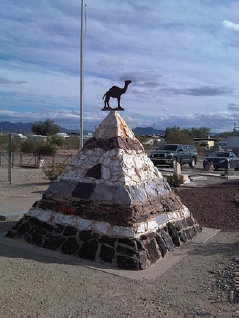 Grave of Haji Ali (aka Hi Jolly), 2012, Quartzite, AZ (Photo: Brian Kenny).