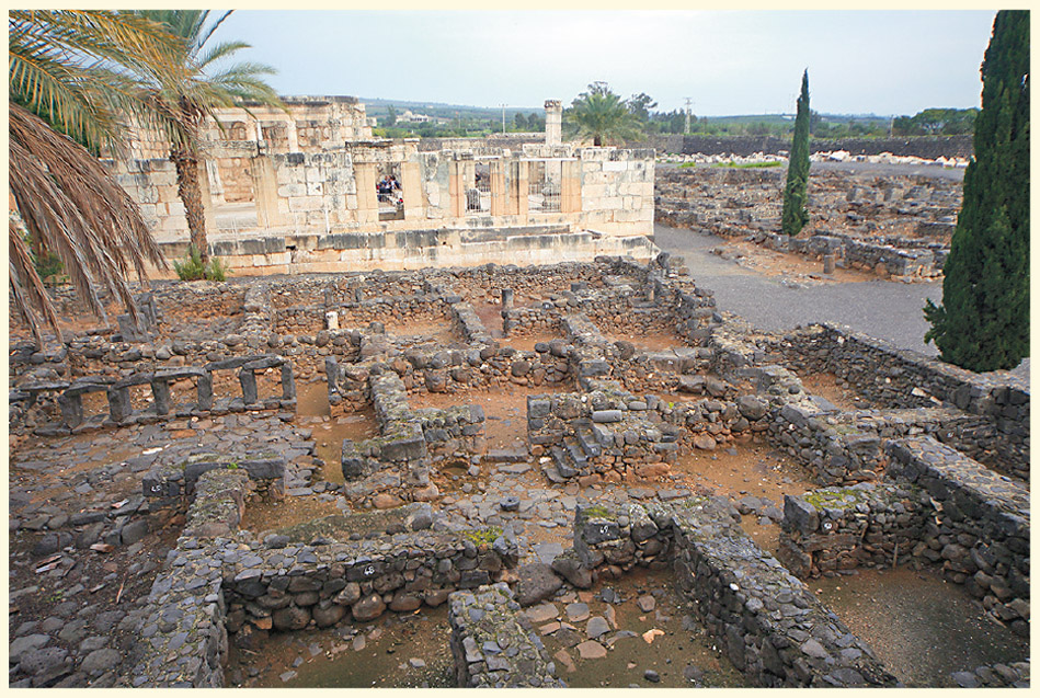  Remains of first-century houses in Capernaum