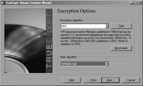 Choosing an encryption algorithm