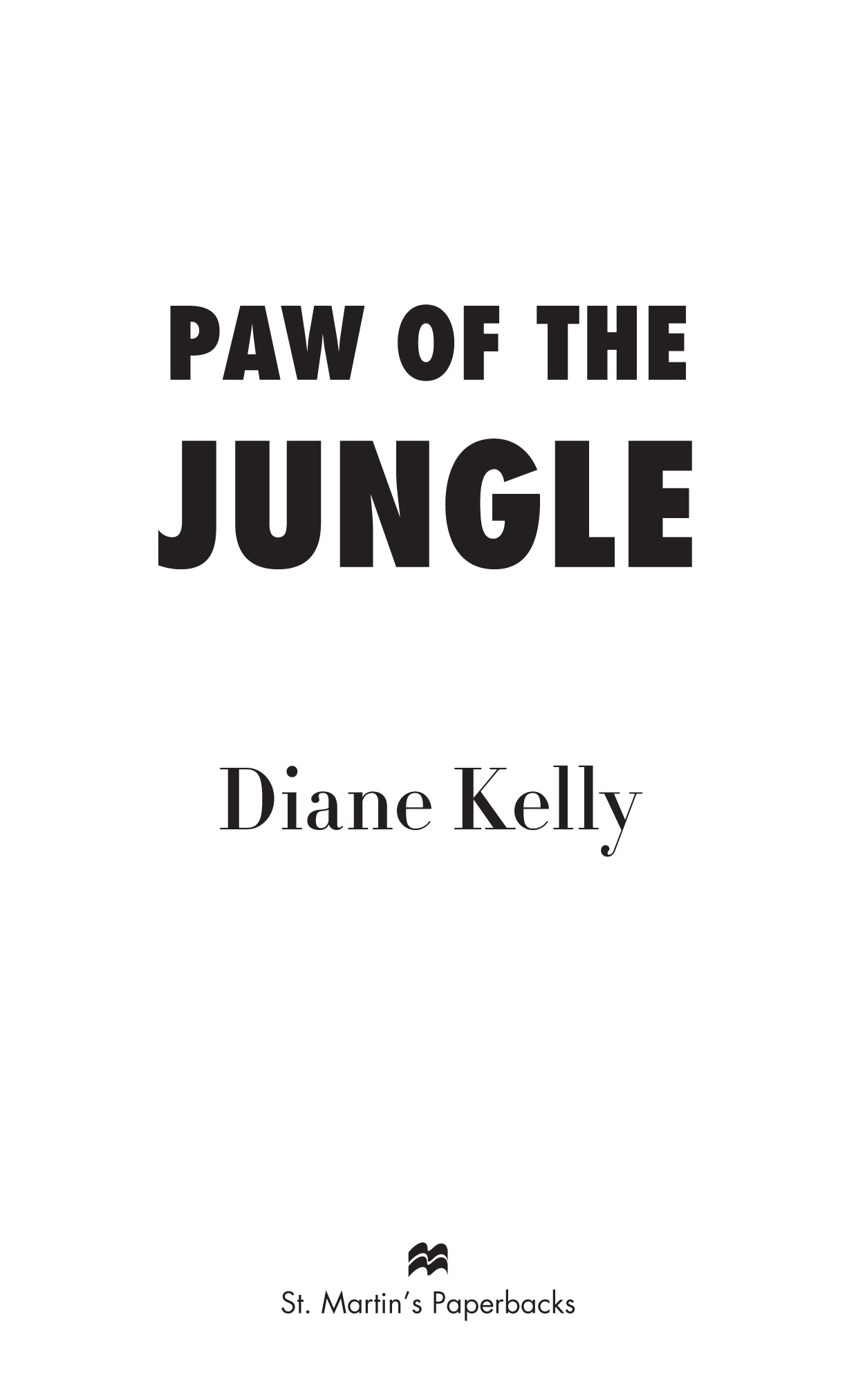 Paw of the Jungle by Diane Kelly