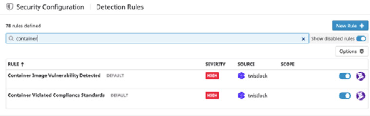 Figure 15.3 – Detection rules in Datadog