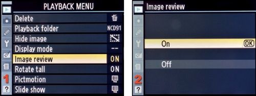 Enabling Image review