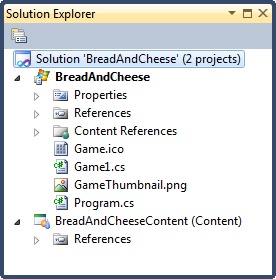 The BreadAndCheese solution and projects