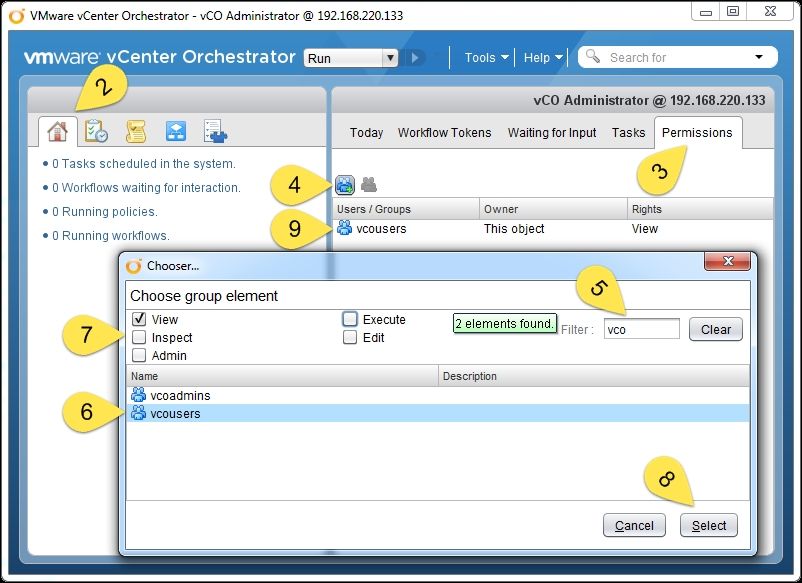 Giving nonadministrative users access to Orchestrator