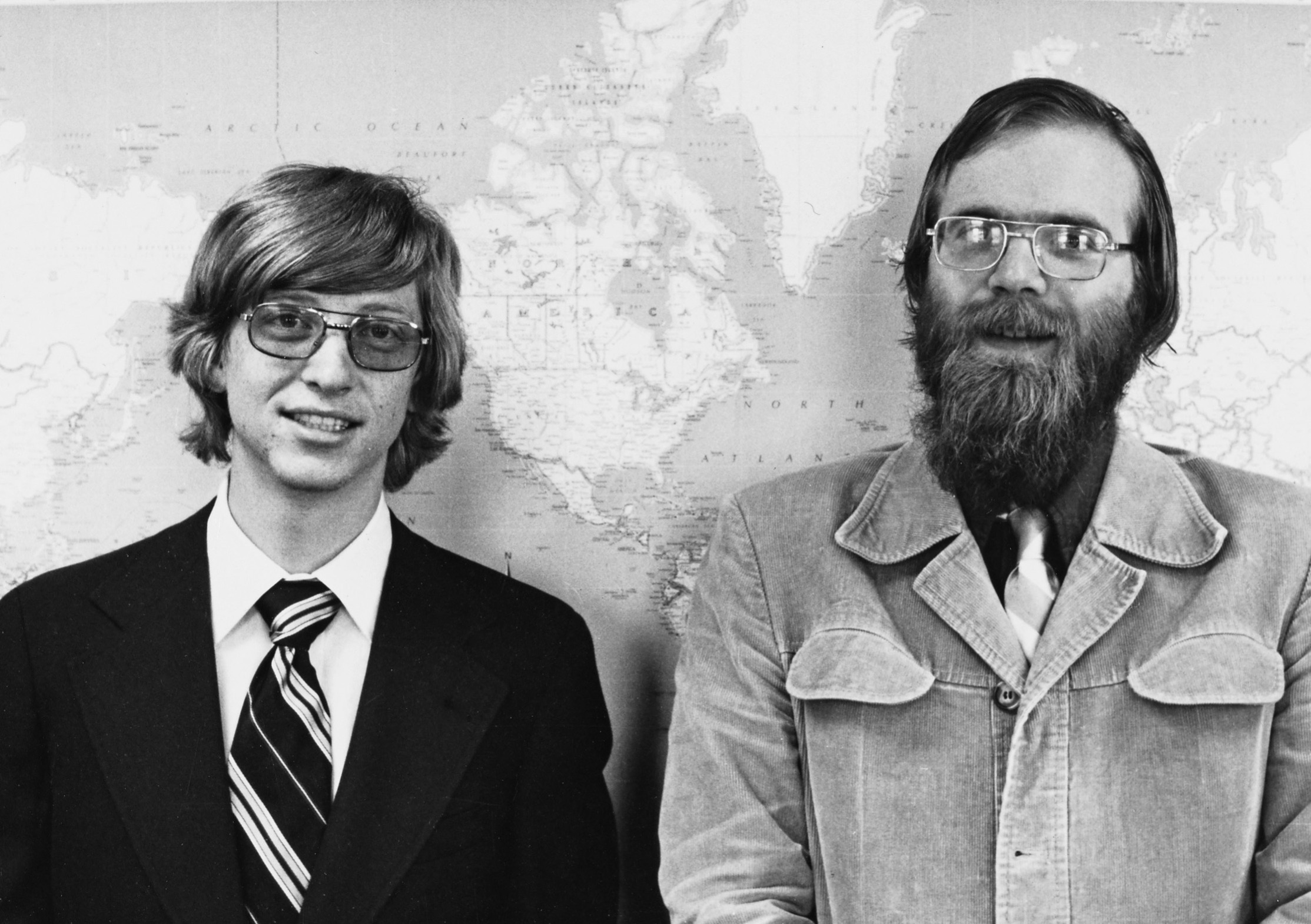 Photograph of Bill Gates and Paul Allen