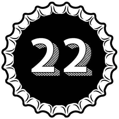 chapter 22 beer bottle cap graphic