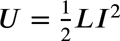 U=\tfrac{1}{2}LI^2