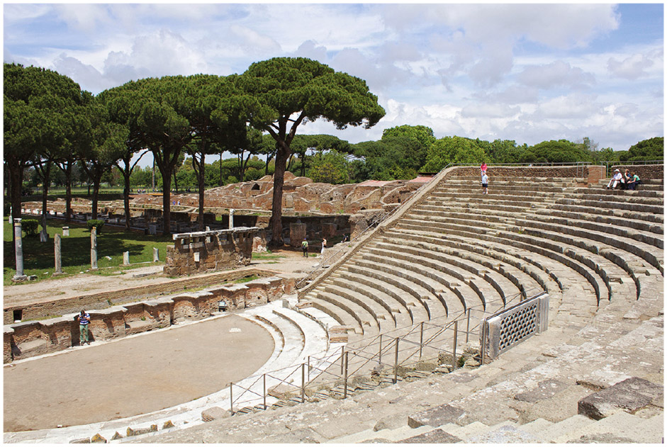 Figure 5.7. Remains of a Roman theater, Ostia Antica