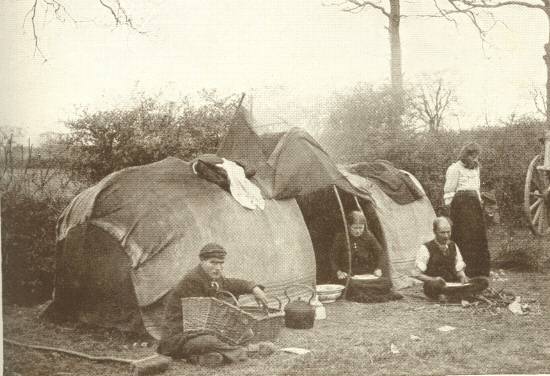 Gypsies at Home. Photo. Fred Shaw