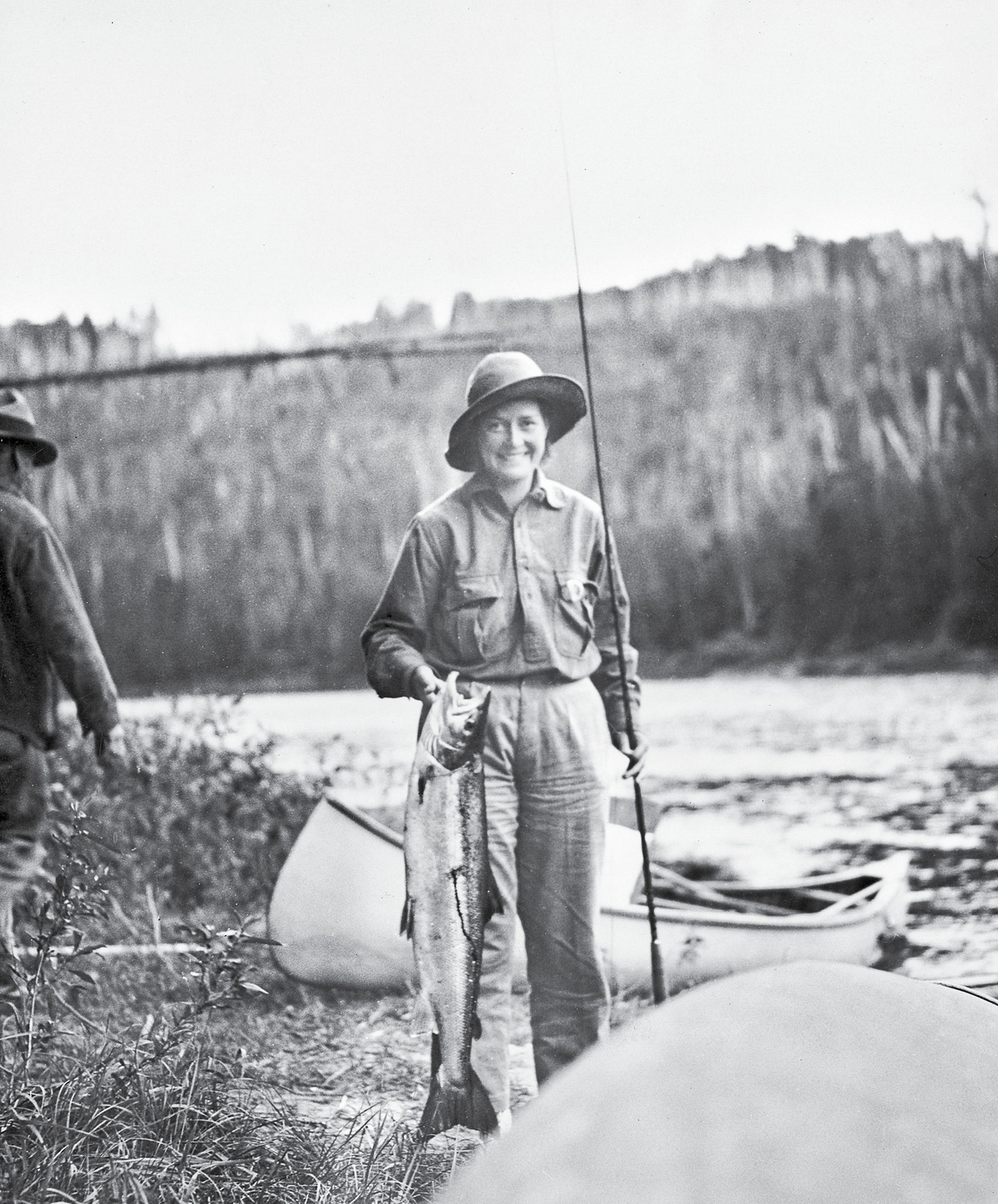 Fishing on the Ausable in the Adirondacks.