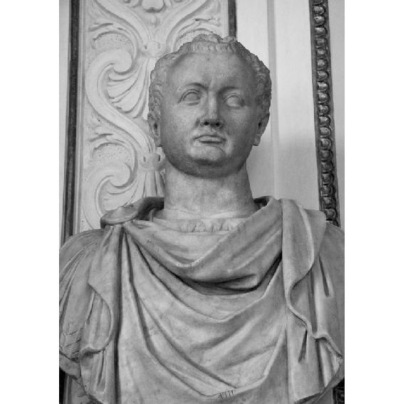 L’imperatore Tito  (39 d.C.-81 d.C.) concluse la costruzione dell’Anfiteatro Flavio e lo inaugurò con cento giorni di spettacoli (Musei Capitolini, Roma). © Mondadori Portfolio / The Art Archive.