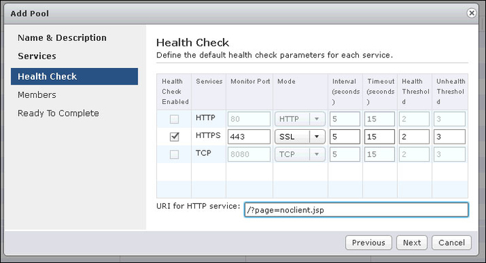 A configuration example with vCloud Network and Security (vCNS or vShield)