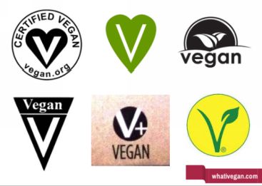 vegan label reading 