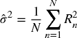 numbered Display Equation