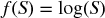 numbered Display Equation