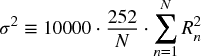 numbered Display Equation