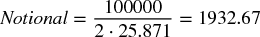 numbered Display Equation