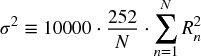 numbered Display Equation