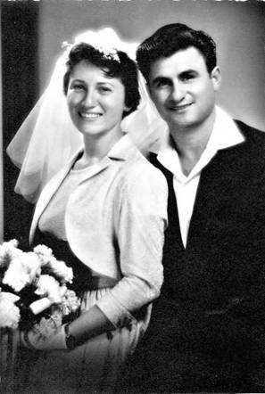 Abraham Rozenzveig and Zipi Melamed marriage April 7 1960 Haifa